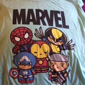 GIRLS MARVEL:Avengers cartoon T-shirt (M/L)